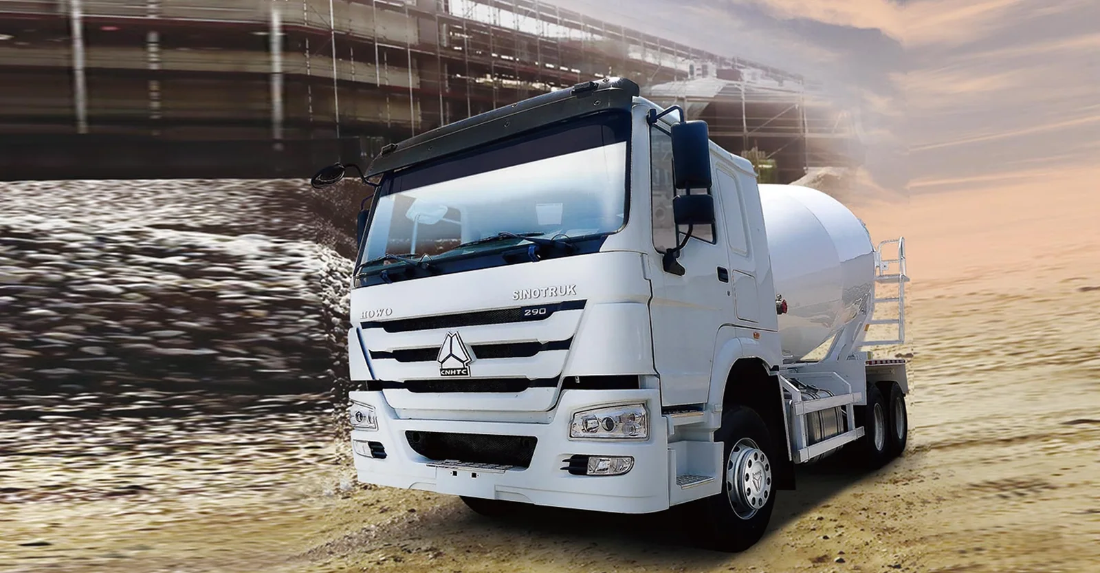 SINOTRUK HOWO-7 6x4 concrete mixer truck for ready-mix delivery