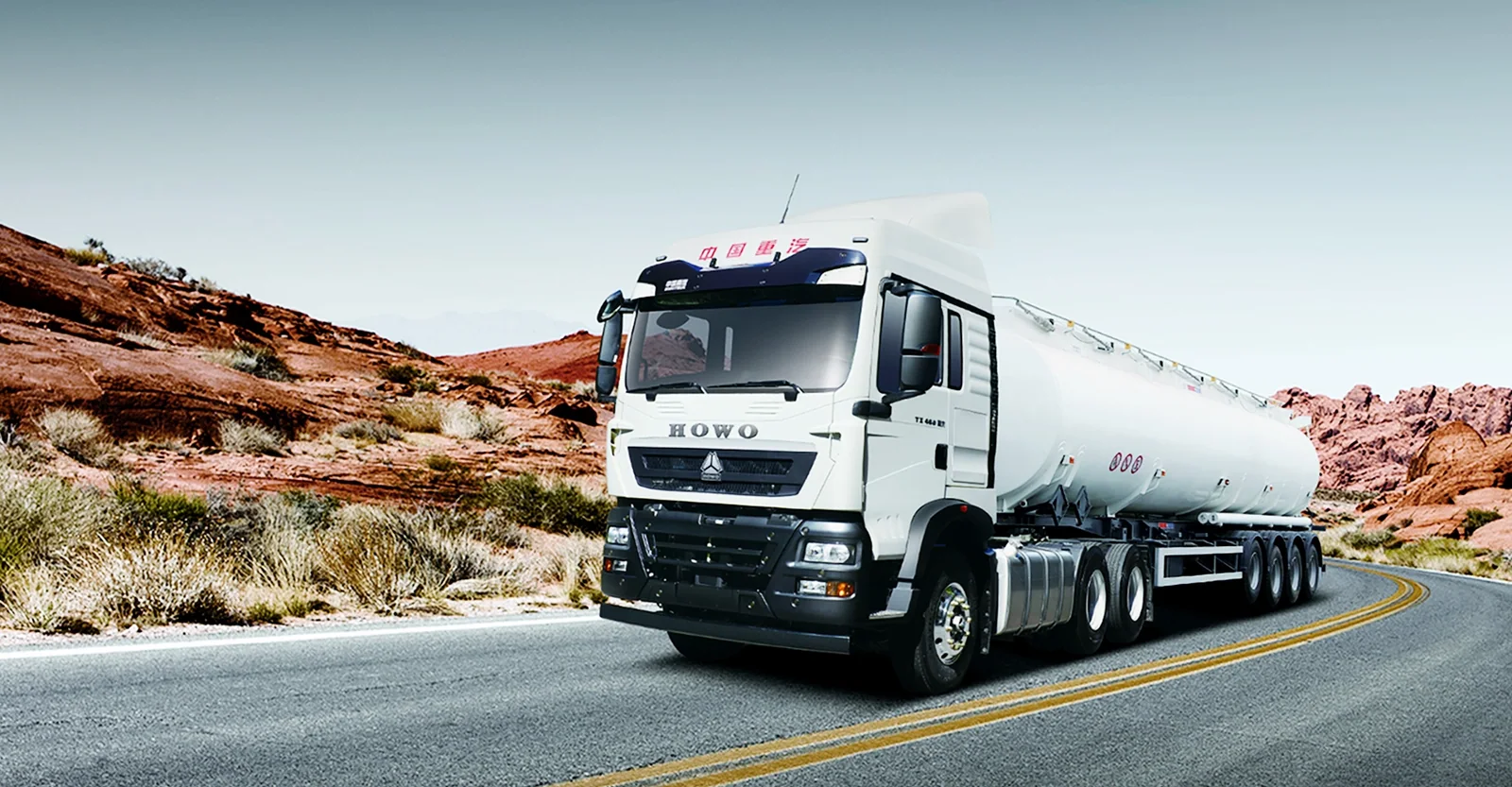 SINOTRUK HOWO TX 6x4 tractor truck for export logistics