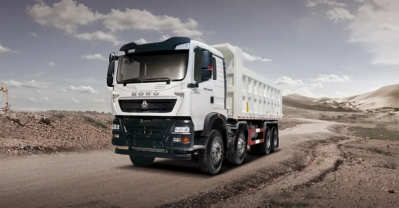 SINOTRUK HOWO TX 8x4 dump truck for aggregate transport