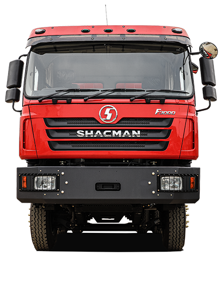 Front view of a SHACMAN F3000 heavy truck cab