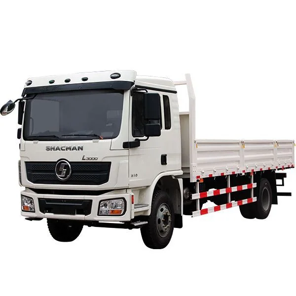 SHACMAN L3000 4x2 cargo truck on a white background