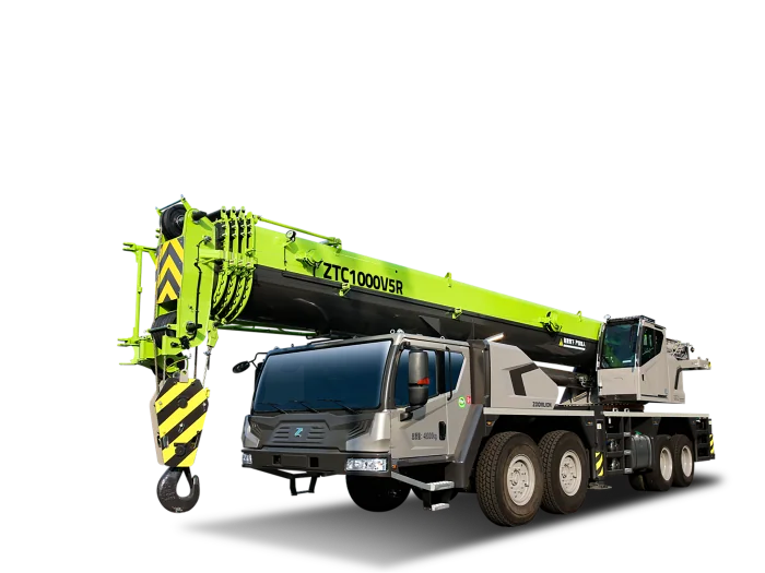 Zoomlion ZTC1000V532R truck crane in official product view